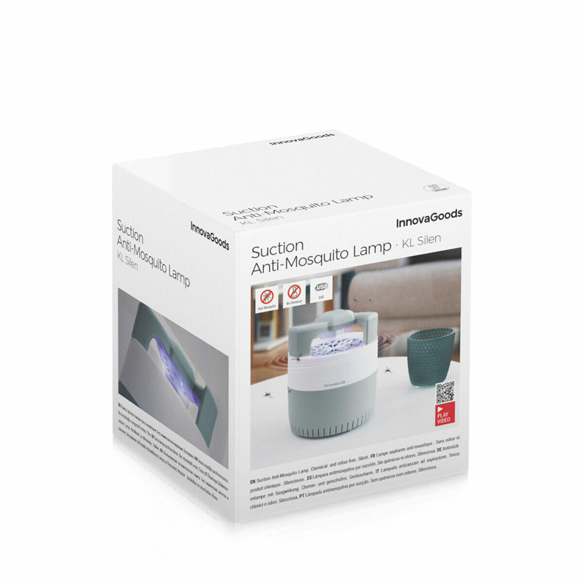 KL Silen InnovaGoods Suction Mosquito Repellent Lamp