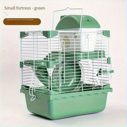 Double hamster cage