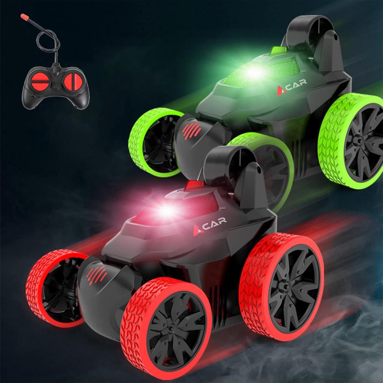 Coche Teledirigido Acrobático con Giros y Volteos
