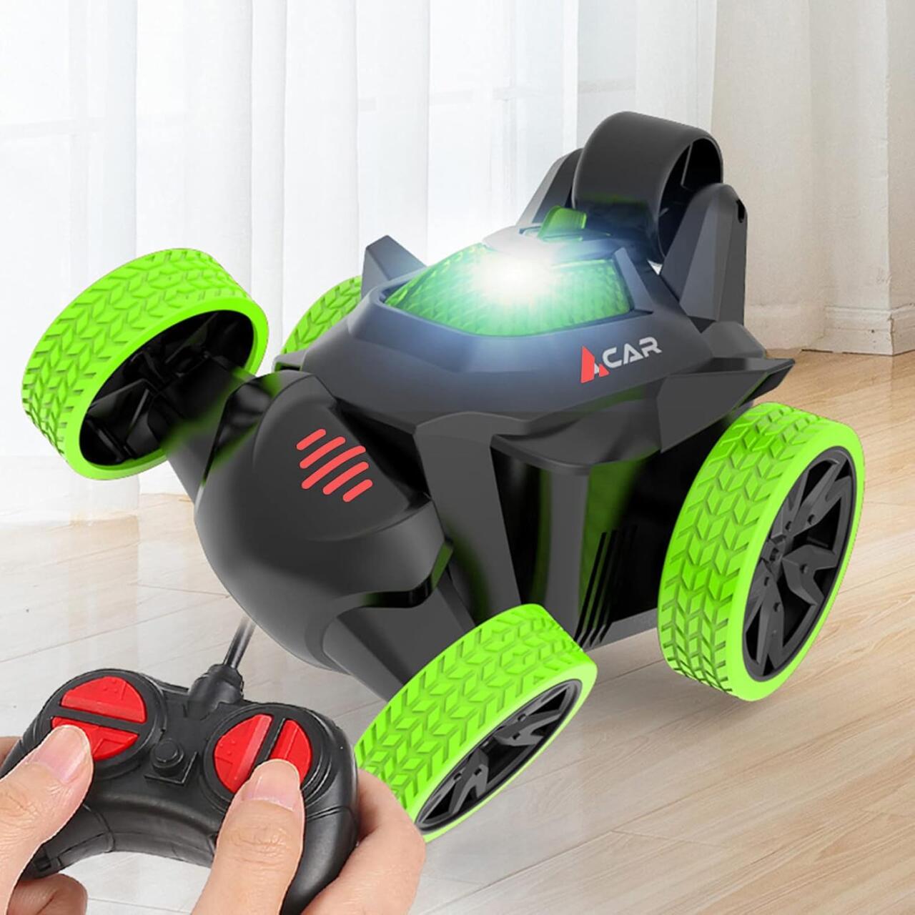 Coche Teledirigido Acrobático con Giros y Volteos